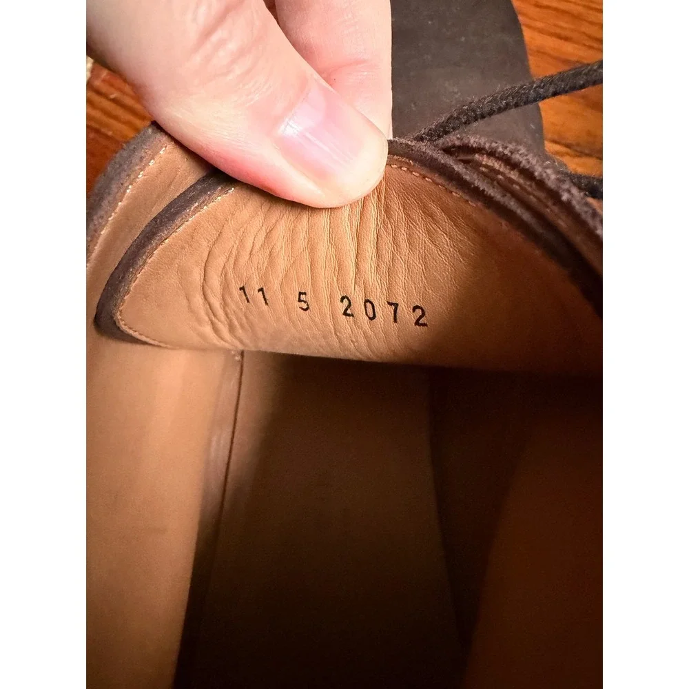 Jack Erwin Mens Dark Brown Suede Chukka Boots Made in Spain Size‎ 11 2072